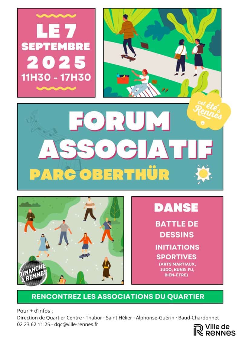 Visuel de l'événement Forum Associatif - dimanche 14 septembre 2025