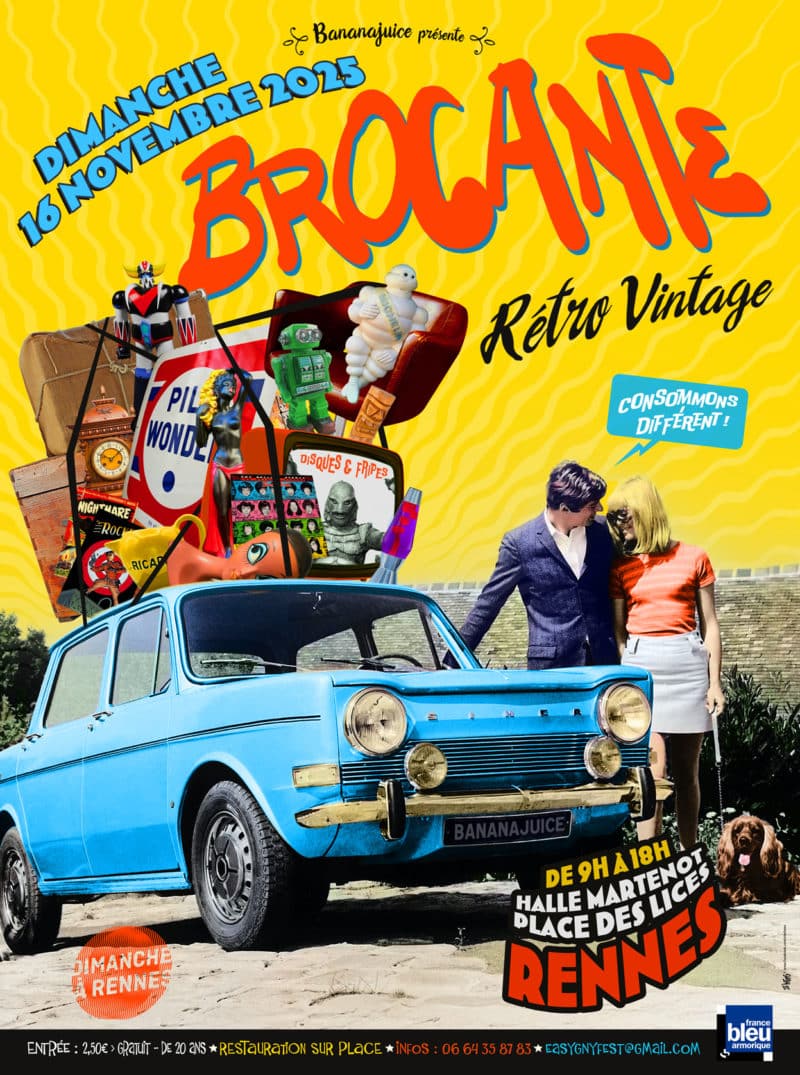 Visuel de l'événement Brocante Retro Vintage - dimanche 16 novembre 2025
