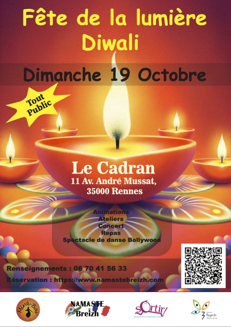 Visuel de l'événement Diwali – Fête de la lumière - dimanche 19 octobre 2025