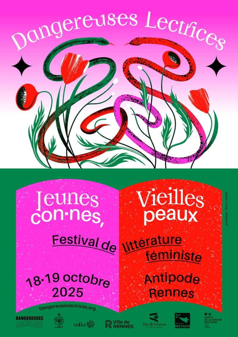 Visuel de l'événement Festival Dangereuses Lectrices - dimanche 19 octobre 2025
