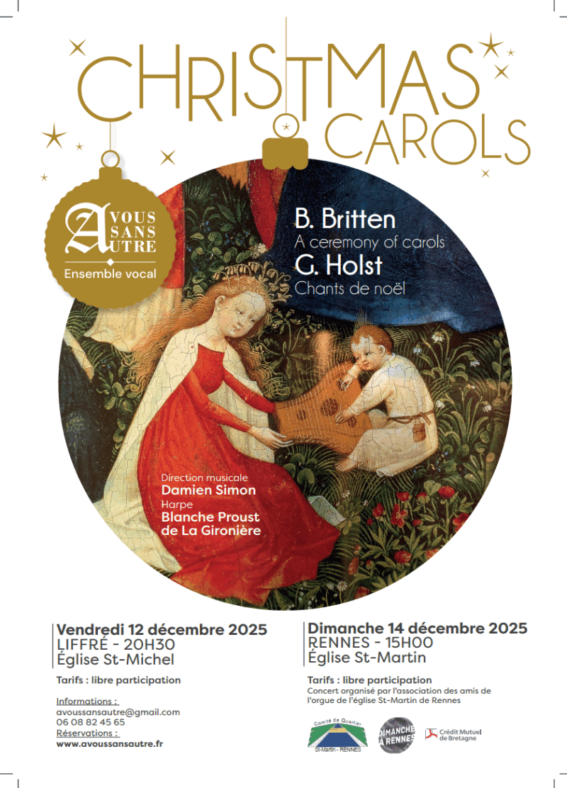 Visuel de l'événement Christmas Carols - dimanche 16 novembre 2025