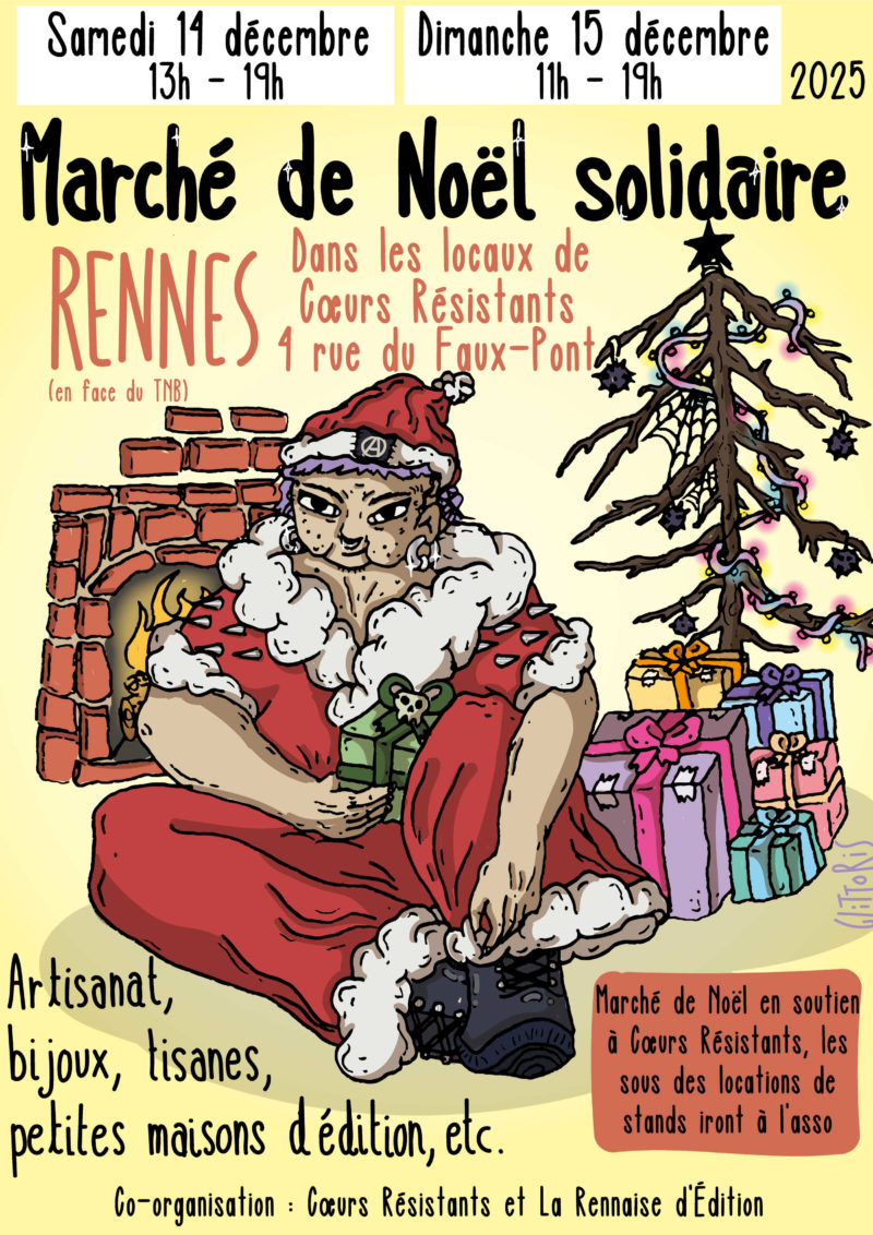 Visuel de l'événement Marché de noël solidaire - dimanche 14 décembre 2025