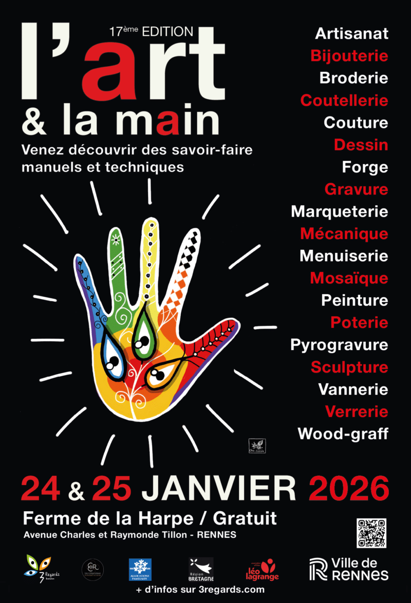 Visuel de l'événement L’Art et la Main #17 - dimanche 25 janvier 2026