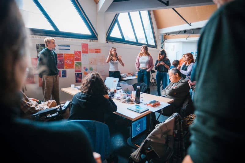 Visuel de l'événement COMMENT IMAGINER UNE AFFICHE INCLUSIVE ? / FESTIVAL NOS FUTURS - dimanche 29 mars 2026