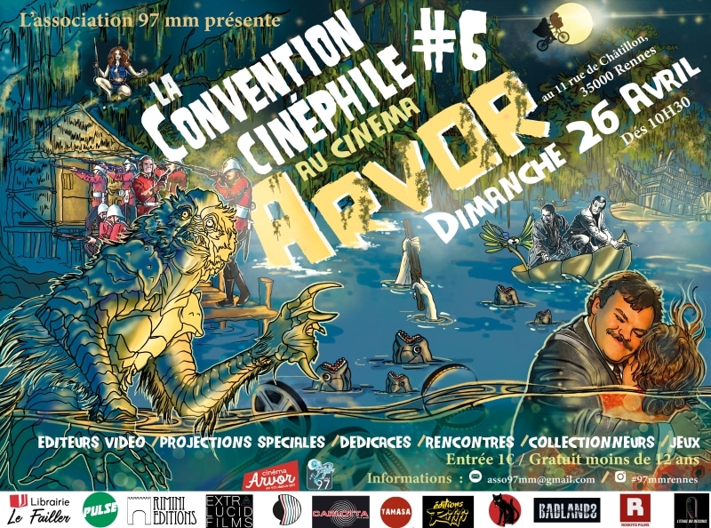 Visuel de l'événement LA CONVENTION CINEPHILE #6 - dimanche 26 avril 2026