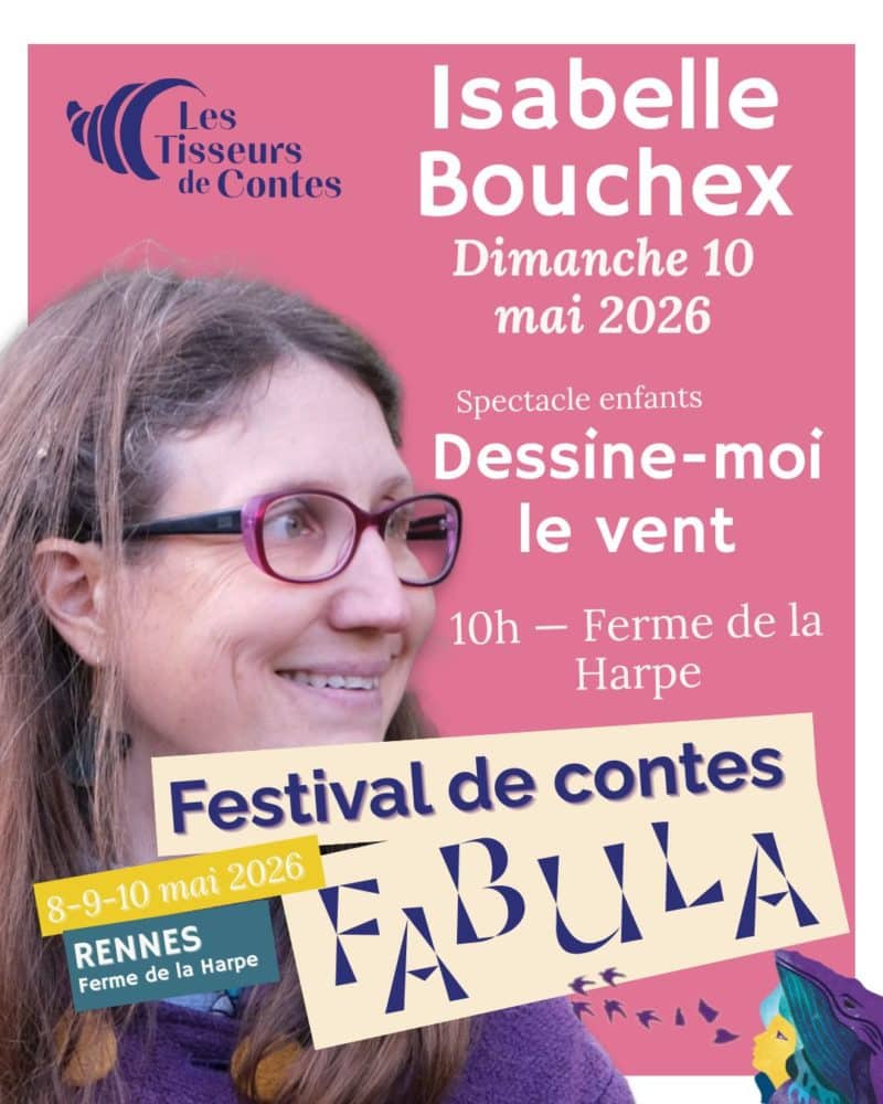 Visuel de l'événement Spectacle enfant : Dessine-moi le vent | Festival Fabula - dimanche 10 mai 2026