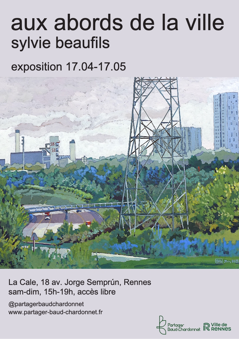 Visuel de l'événement “Aux Abords de la Ville” – Peintures et dessins de Sylvie Beaufils - dimanche 3 mai 2026
