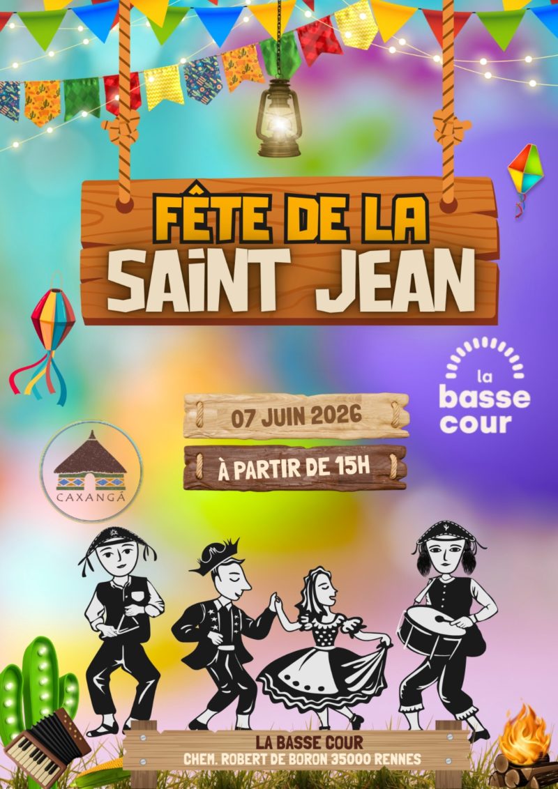 Visuel de l'événement Fête de la St jean avec Caxanga | Évenement | La Basse Cour - dimanche 7 juin 2026